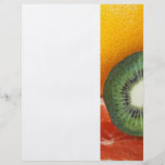 Tropical fruits: kiwi and grapefruit flyers