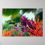 Tropical Garden in Paradise Print