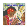 TROPICAL HAWAII TRAVEL SOUVENIR MAGNET ~ CUSTOMIZE