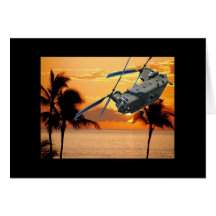 Tropical Helicopter Cards