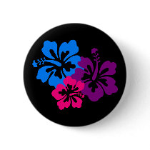 Tropical Hibiscus Flowers in Bright Colours