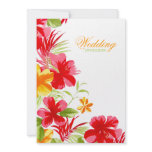 Tropical Hibiscus - Wedding invitation