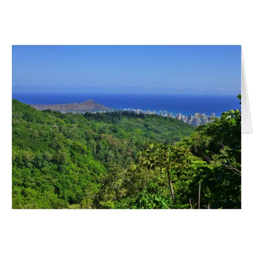 Tropical Honolulu Greeting Cards