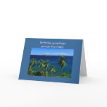 Tropical Island Birthday Card