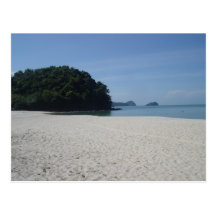 tropical Island Postcard