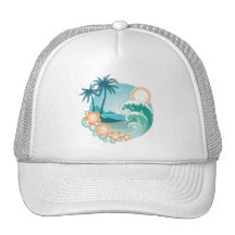 Tropical Island Trucker Hat