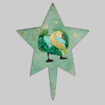 Tropical Jade Swan Cake Pick cake picks