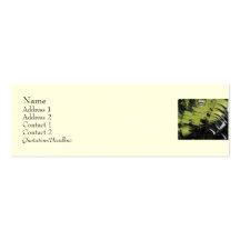 Tropical Leaves Business Cards