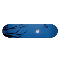 Tropical Lunar Moon Palm Leaves Florida Skateboard skateboards