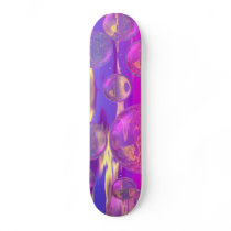 Tropical Morning – Magenta and Turquoise Paradise Custom Skateboard