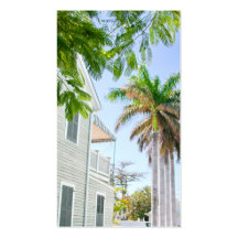 Tropical Palm Tree Business Card