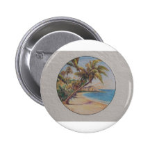 Tropical Palms Button