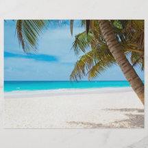 Tropical Paradise Beach Full Color Flyer