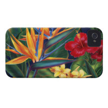 Tropical Paradise Hawaiian iPhone 4 Cases