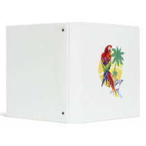 Tropical Paradise with Macaw and Cruise Ship