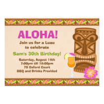 Tropical Party Invitation invitations