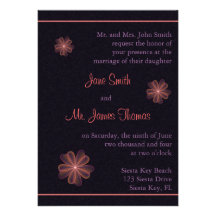 Tropical Passion Wedding Invitation
