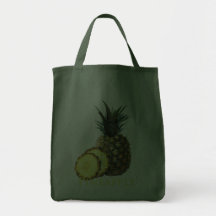 Tropical Pineapple Canvas Bags