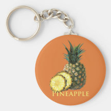 Tropical Pineapple Key Chain