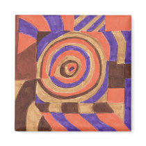 tropical postage fridge magnets
