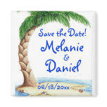 Tropical Save the Date! Fridge Magnets