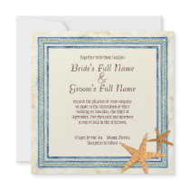Tropical Shell Paradise  - Wedding Invitation