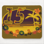 Tropical Splash yellow Mousepad