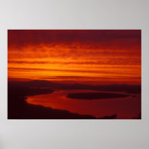 Tropical Storm approaches Mooselookmeguntic Lake Posters