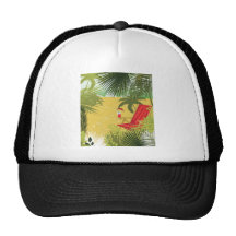 Tropical Summer Beach Trucker Hat