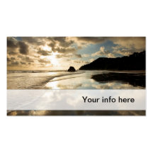 Tropical Sunset Business Card