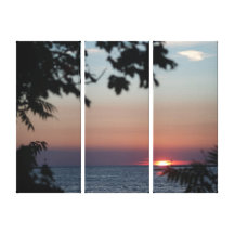 Tropical Sunset Canvas Print