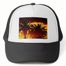 Tropical Sunset Mesh Hat