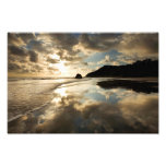Tropical Sunset Reflection Photo Art