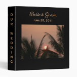 Tropical Sunset Wedding Binder