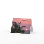 Tropical Thank You Notecard