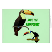 Tropical Toucan Greeting Card