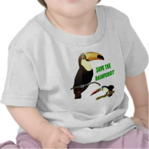 Tropical Toucan Tee Shirts