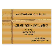 Tropical Travel Agency Business Cards
