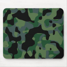 Tropical Verdant Camouflage Mousepad