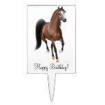 Trotting Arabian Horse Customizable Cake Pick