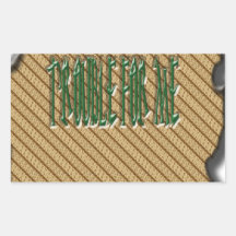 Trouble For Me Stickers