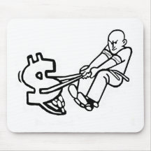 Troubled Cash Mouse Pads
