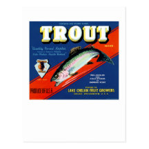 Trout Brand Post Card