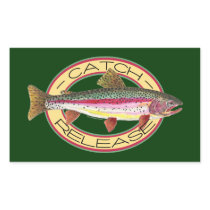 Trout Catch & Release Fishing Stickers