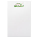 Trout Fisherman Fishing Personalized Stationery