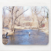 Trout Fisherman Mousepad