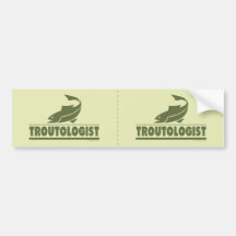 Trout Fishing Bumper Sticker