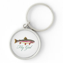 Trout Fly Fishing Keychains