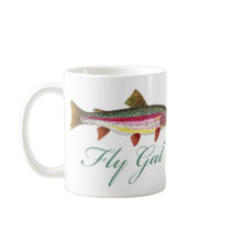 Trout Fly Fishing Coffee Mug