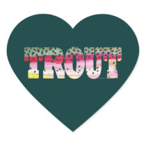 Trout Fly Fishing Stickers
